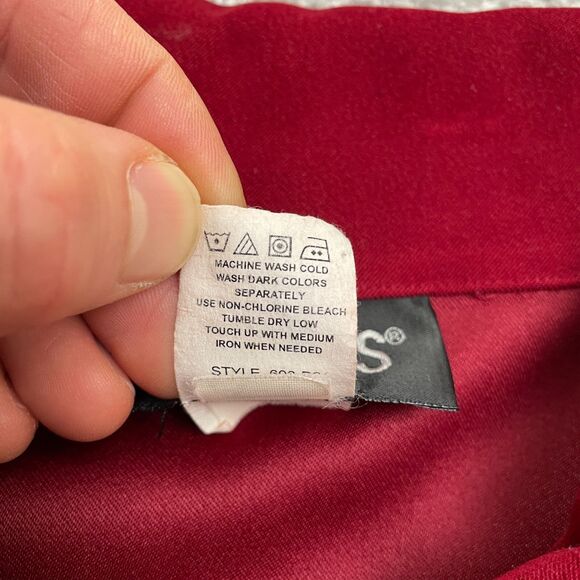 Briggs New York Shaket Shirt Jacket Womens Large Red Button Up Casual Workwear. - Picture 5 of 10